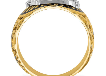 14k Two-tone Rings Style B57660 - Classique Jewelry Inc.