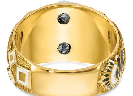 14k Two-tone Rings Style B57660 - Classique Jewelry Inc.