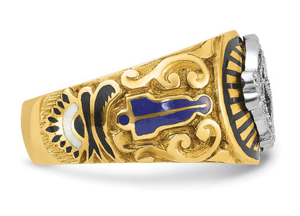 14k Two-tone Rings Style B57660 - Classique Jewelry Inc.