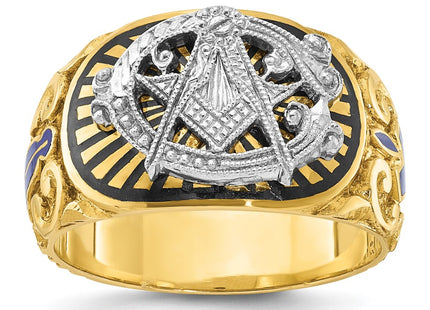 14k Two-tone Rings Style B57660 - Classique Jewelry Inc.