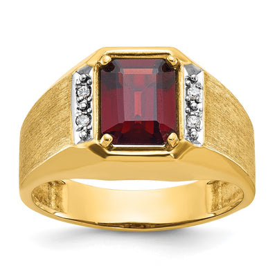14K gold diamond ring
