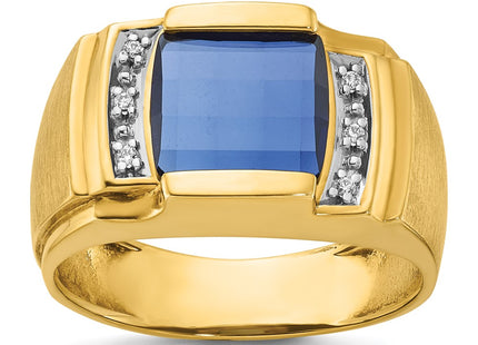 14k Yellow Gold Rings Style B57702 - Classique Jewelry Inc.