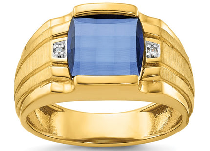 14k Yellow Gold Rings Style B57709 - Classique Jewelry Inc.