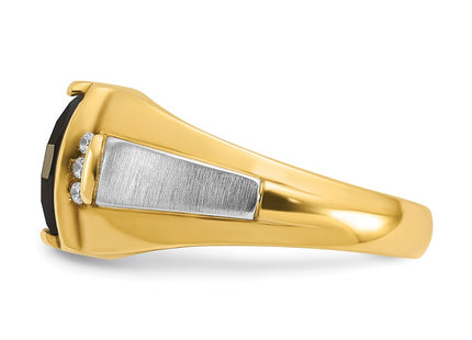 14k Two-tone Rings Style B57823 - Classique Jewelry Inc.