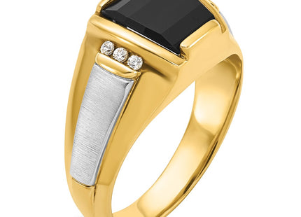 14k Two-tone Rings Style B57823 - Classique Jewelry Inc.