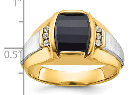 14k Two-tone Rings Style B57823 - Classique Jewelry Inc.