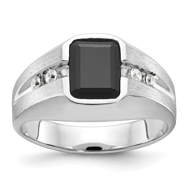 14k White Gold Rings Style B57895 - Classique Jewelry Inc.