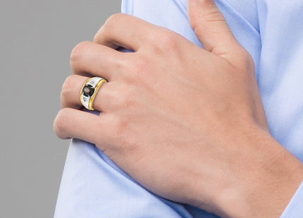 14k Two-tone Rings Style B57897 - Classique Jewelry Inc.