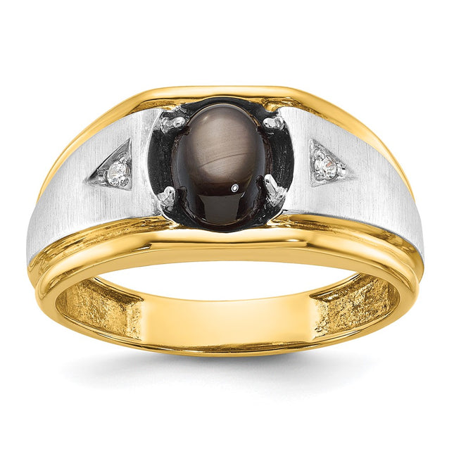 14k Two-tone Rings Style B57897 - Classique Jewelry Inc.