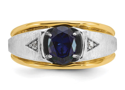 14k Two-tone Rings Style B57897 - Classique Jewelry Inc.