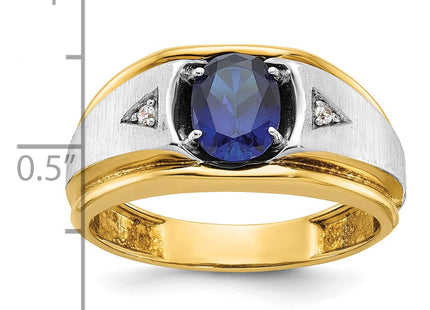 14k Two-tone Rings Style B57897 - Classique Jewelry Inc.