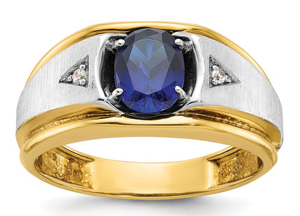 14k Two-tone Rings Style B57897 - Classique Jewelry Inc.