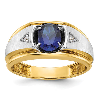14K gold diamond ring