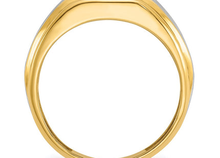 14k Two-tone Rings Style B57898 - Classique Jewelry Inc.