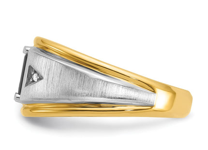 14k Two-tone Rings Style B57898 - Classique Jewelry Inc.
