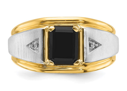 14k Two-tone Rings Style B57898 - Classique Jewelry Inc.