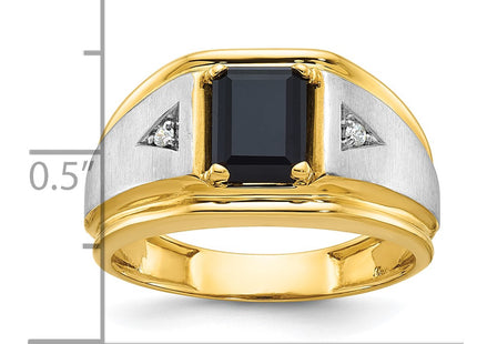 14k Two-tone Rings Style B57898 - Classique Jewelry Inc.