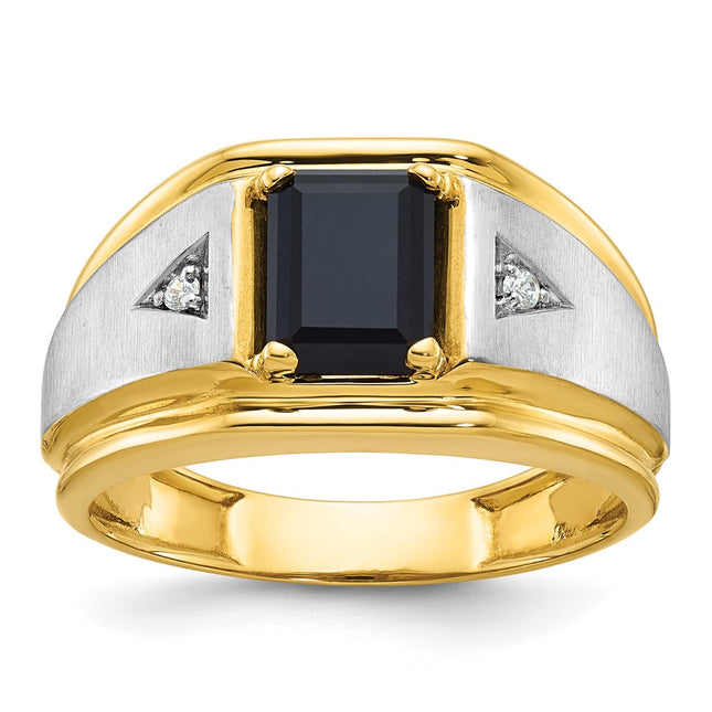 14k Two-tone Rings Style B57898 - Classique Jewelry Inc.