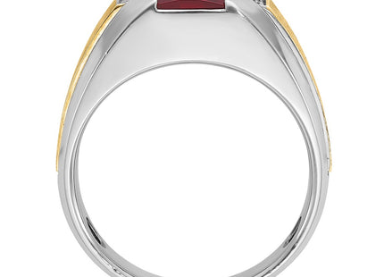 14k Two-tone Rings Style B57957 - Classique Jewelry Inc.