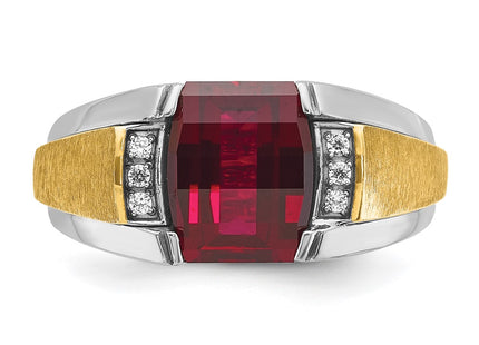 14k Two-tone Rings Style B57989 - Classique Jewelry Inc.