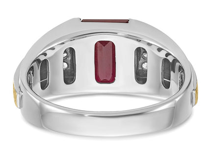 14k Two-tone Rings Style B57989 - Classique Jewelry Inc.