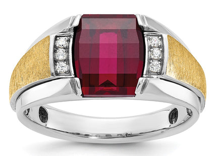 14k Two-tone Rings Style B57989 - Classique Jewelry Inc.