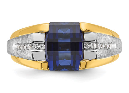 14k Two-tone Rings Style B57992 - Classique Jewelry Inc.