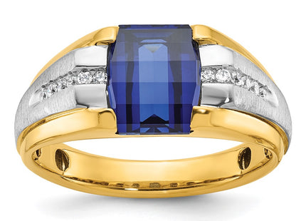 14k Two-tone Rings Style B57992 - Classique Jewelry Inc.