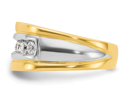 14k Two-tone Rings Style B58002 - Classique Jewelry Inc.