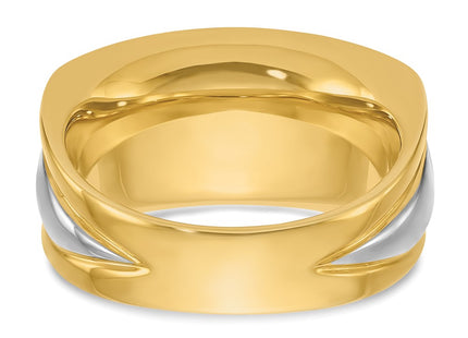 14k Two-tone Rings Style B58002 - Classique Jewelry Inc.