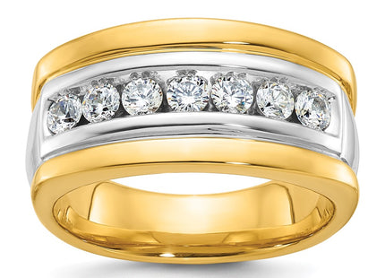 14k Two-tone Rings Style B58002 - Classique Jewelry Inc.