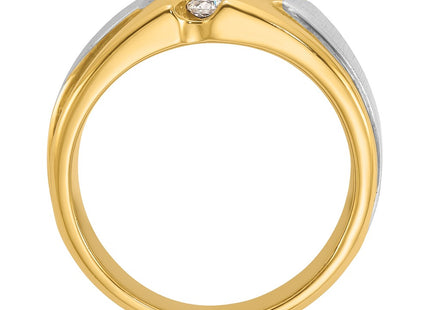 14k Two-tone Rings Style B58007 - Classique Jewelry Inc.