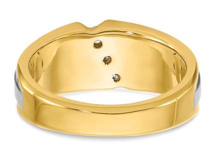 14k Two-tone Rings Style B58007 - Classique Jewelry Inc.