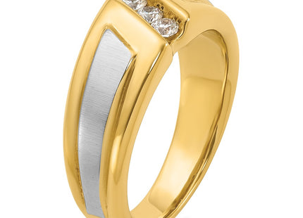 14k Two-tone Rings Style B58007 - Classique Jewelry Inc.