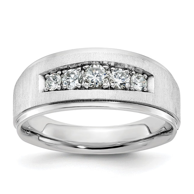 14k White Gold Rings Style B58075 - Classique Jewelry Inc.