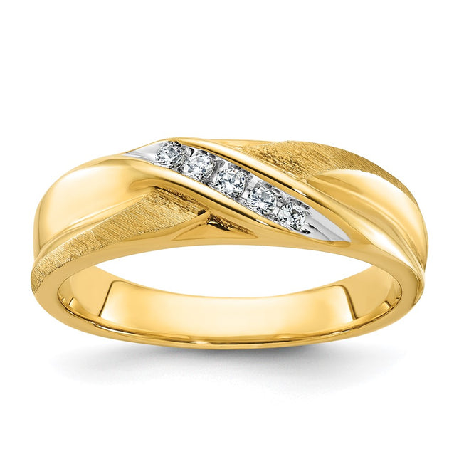 14k Yellow Gold Rings Style B58125 - Classique Jewelry Inc.