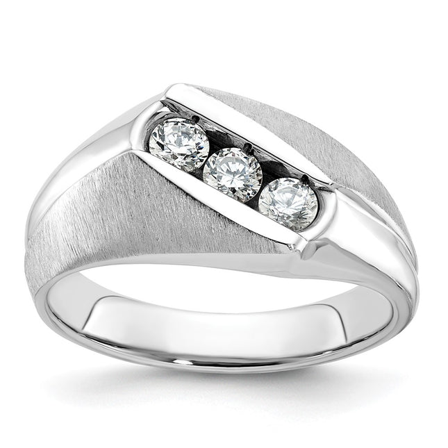 14k White Gold Rings Style B58172 - Classique Jewelry Inc.