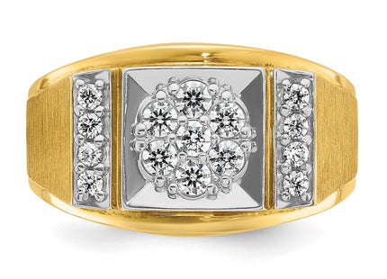14k Two-tone Rings Style B58225 - Classique Jewelry Inc.