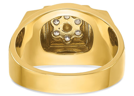 14k Two-tone Rings Style B58225 - Classique Jewelry Inc.