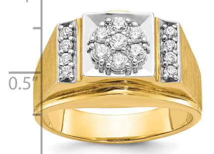 14k Two-tone Rings Style B58225 - Classique Jewelry Inc.