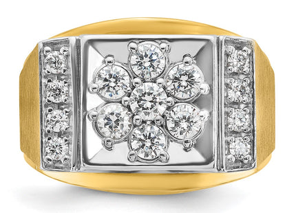 14k Two-tone Rings Style B58226 - Classique Jewelry Inc.