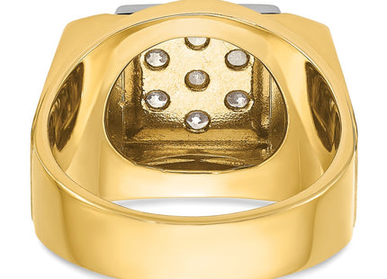 14k Two-tone Rings Style B58226 - Classique Jewelry Inc.