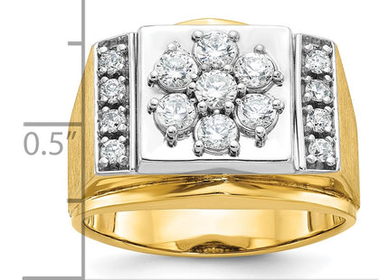 14k Two-tone Rings Style B58226 - Classique Jewelry Inc.