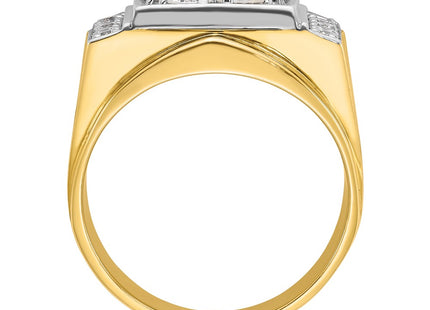 14k Two-tone Rings Style B58227 - Classique Jewelry Inc.
