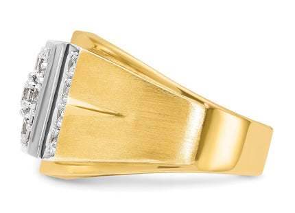 14k Two-tone Rings Style B58227 - Classique Jewelry Inc.