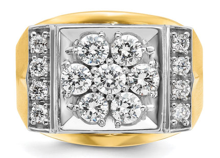14k Two-tone Rings Style B58227 - Classique Jewelry Inc.