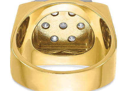 14k Two-tone Rings Style B58227 - Classique Jewelry Inc.