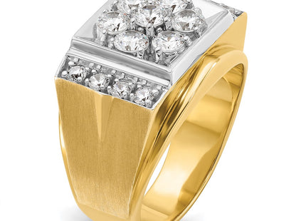 14k Two-tone Rings Style B58227 - Classique Jewelry Inc.