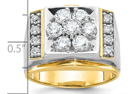 14k Two-tone Rings Style B58227 - Classique Jewelry Inc.
