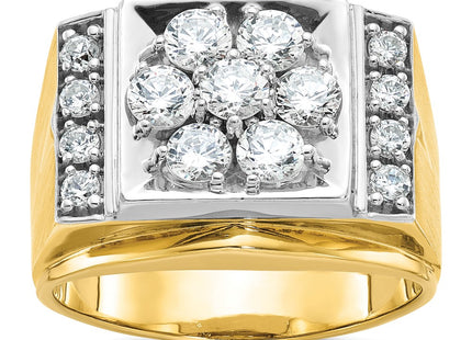 14k Two-tone Rings Style B58227 - Classique Jewelry Inc.